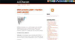 Desktop Screenshot of alvarojchacon.com
